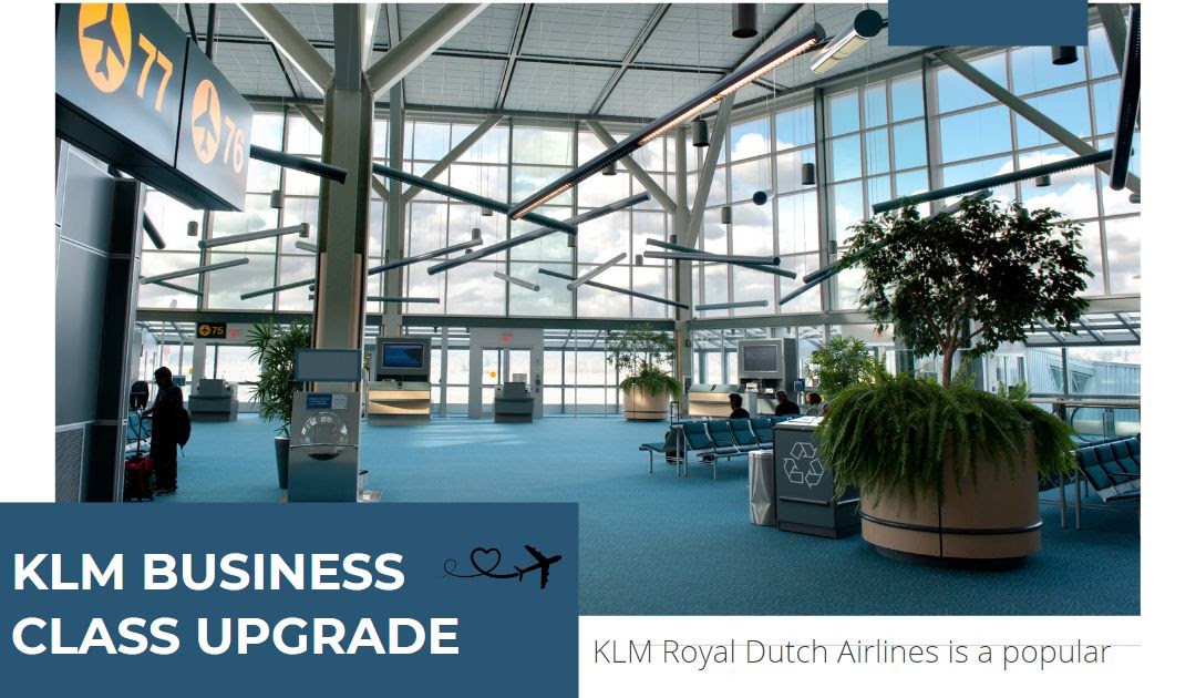 KLM business class upgrade