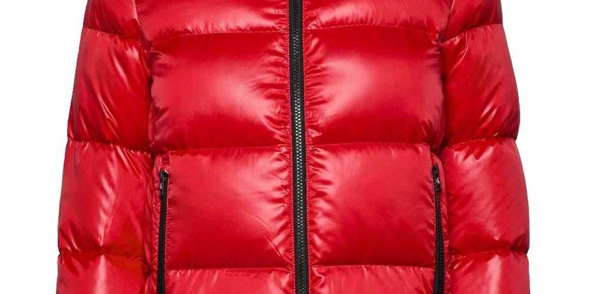 The Stylish Men's Red Puffer Jacket: A Must-Have Winter Fashion Statement