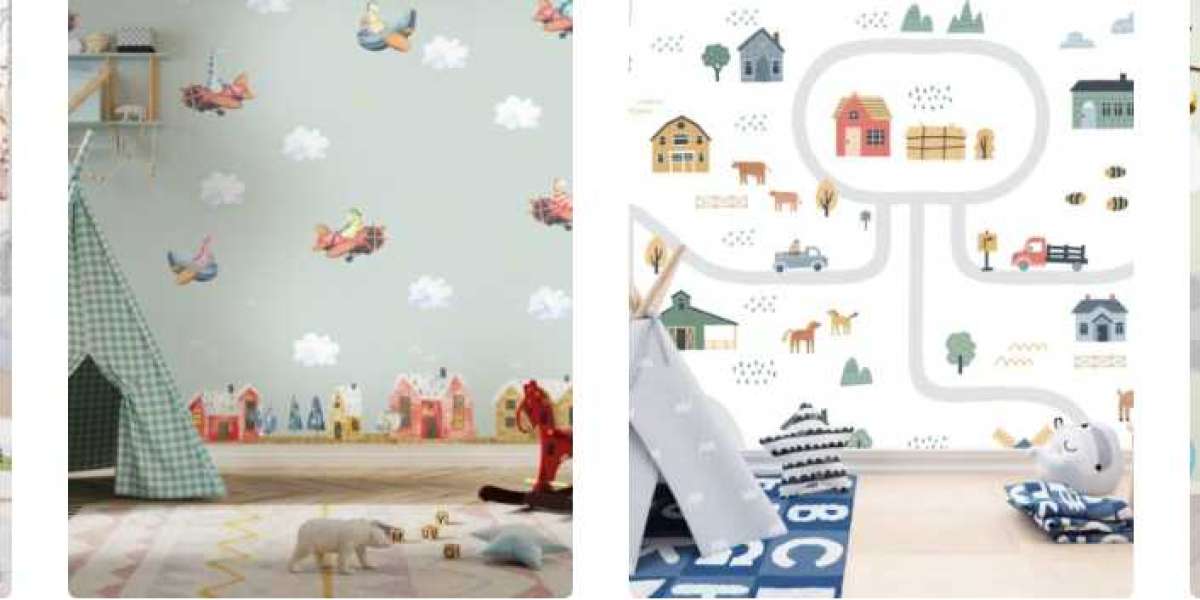 Kids' Room Wallpaper | Non- Toxic Wallpaper Collection- Jumig