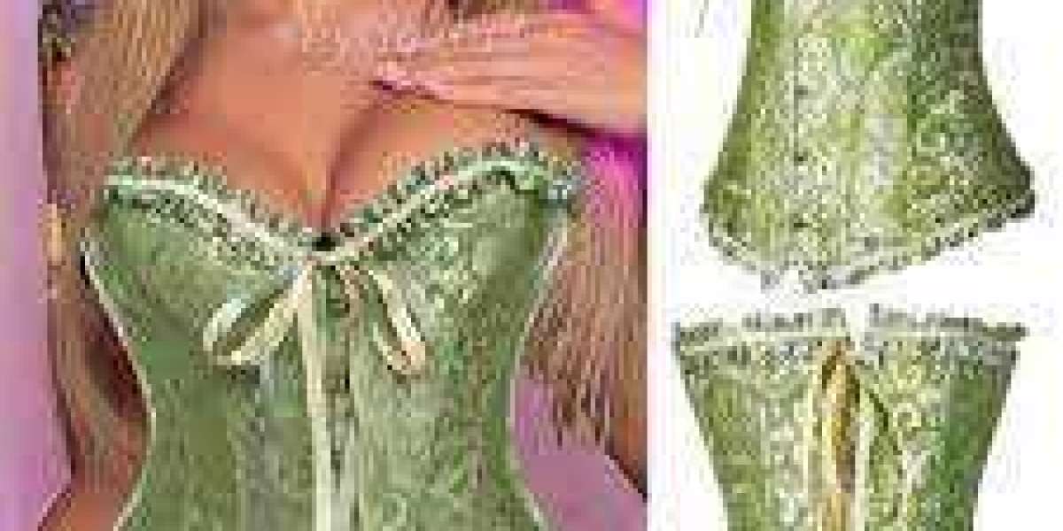 Vibrant Elegance: Exploring the Overbust Lime Green Kid Leather Corset Basque