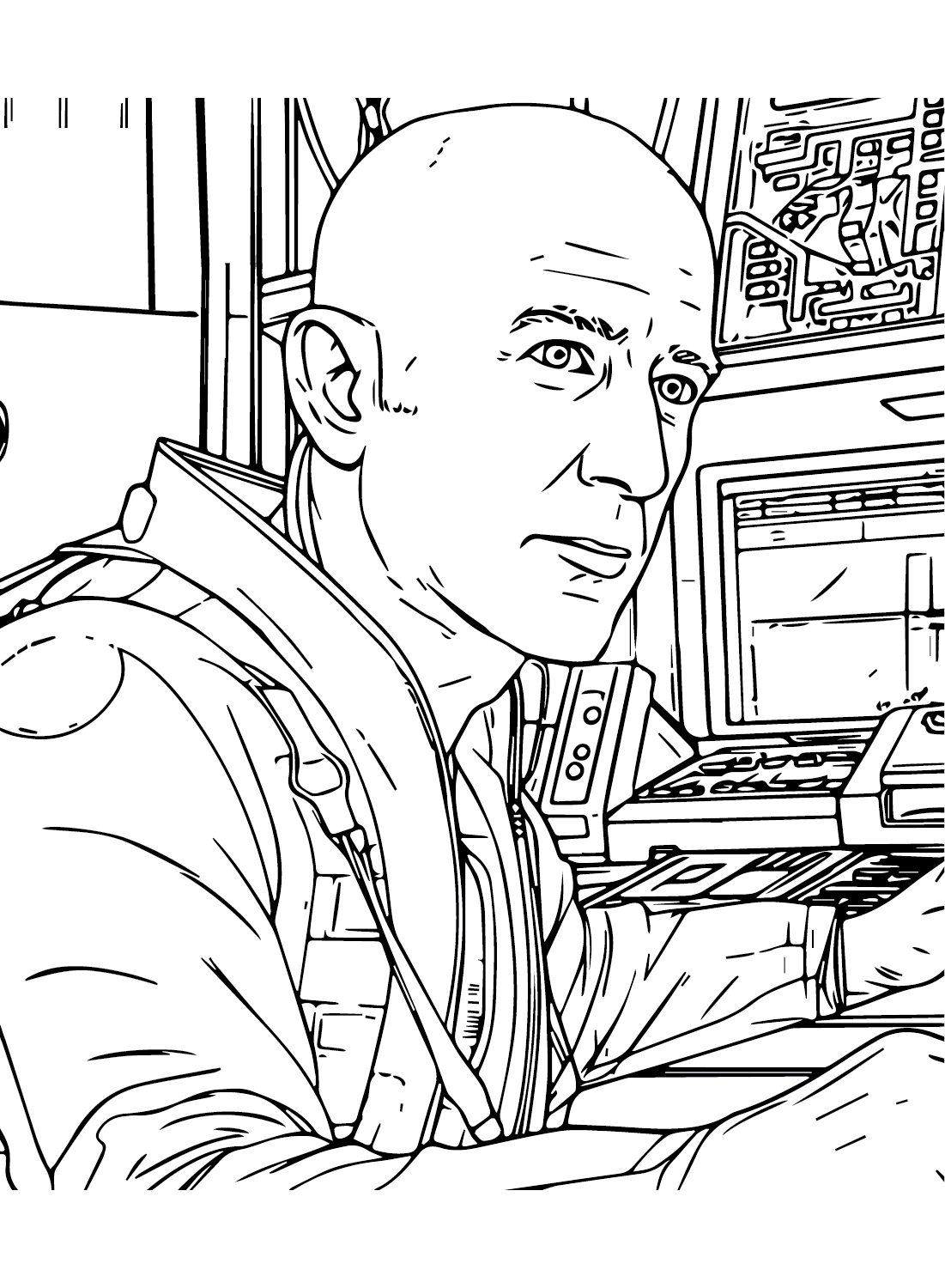 Jeff Bezos Coloring Pages Online For Kids